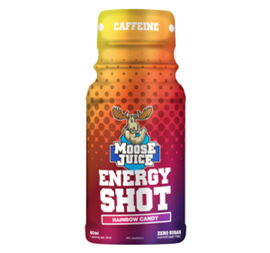 Moose Juice Energy Shot Rainbow Candy – 12 X 60ml – Muscle Moose