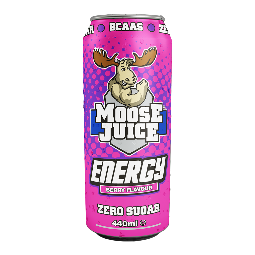 Moose Juice Energy Drink Berry - 440ml - Image 2