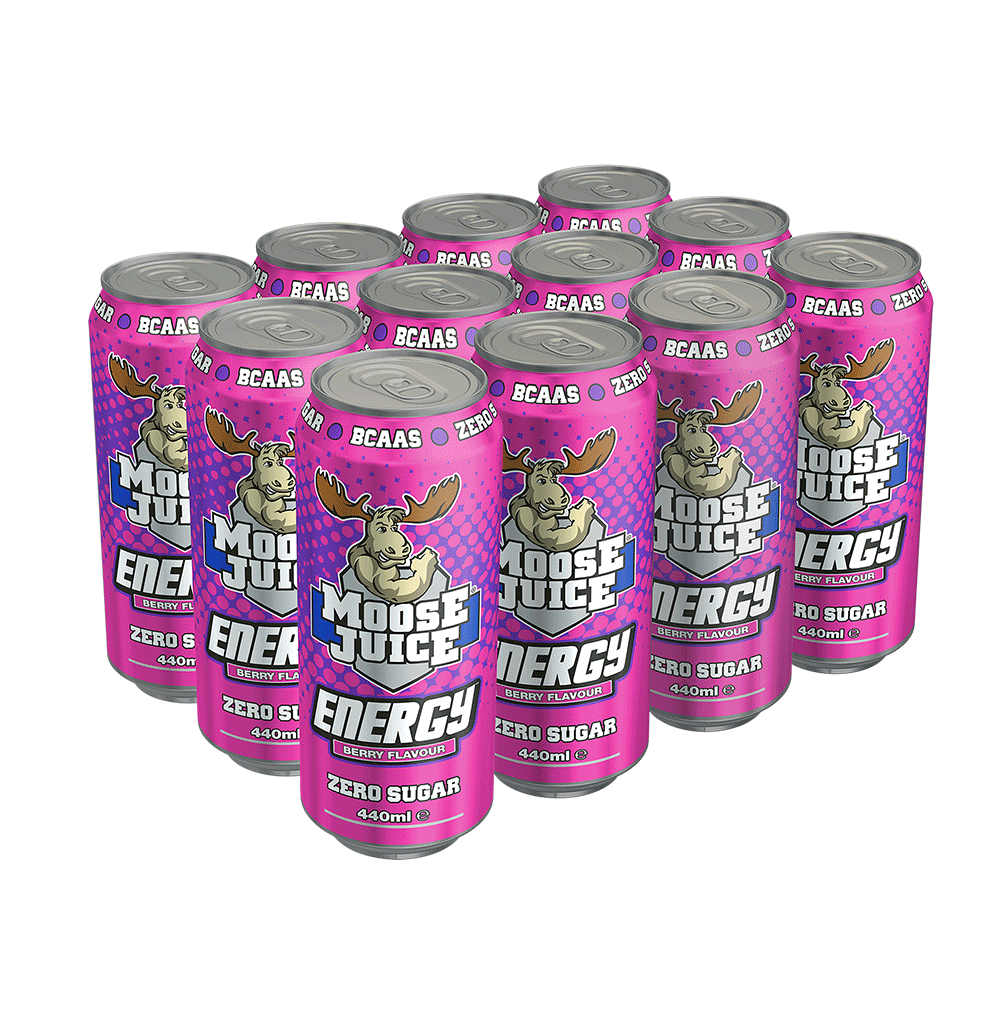 Moose Juice Energy Drink Berry - 440ml