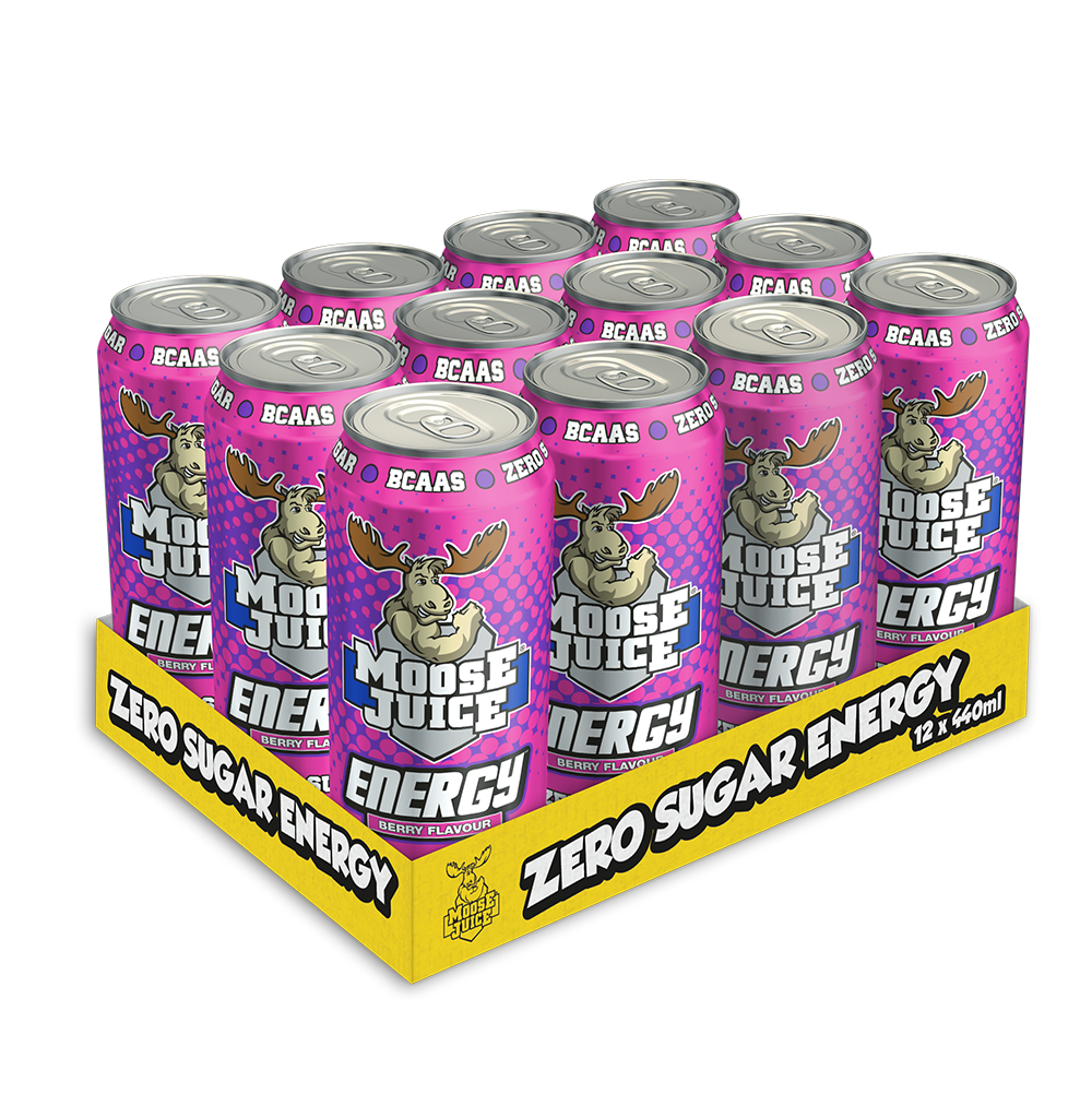 Moose Juice Energy Drink Berry - 440ml - Image 3